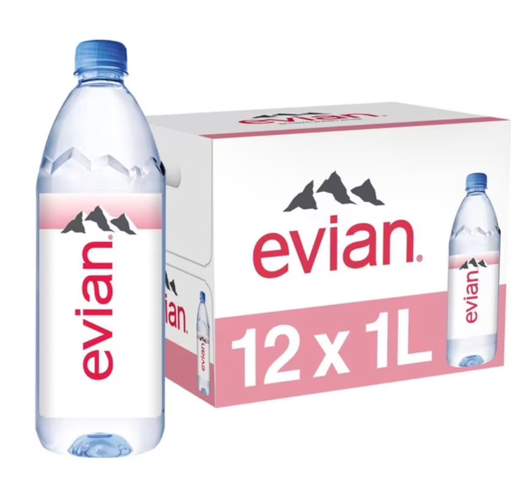 Evian Natural Spring Water